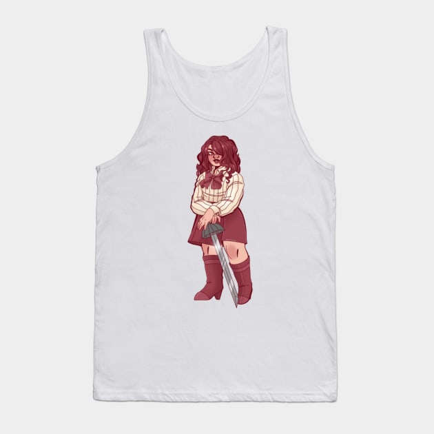 Mitsuru Kirijo Tank Top by paperstarzz